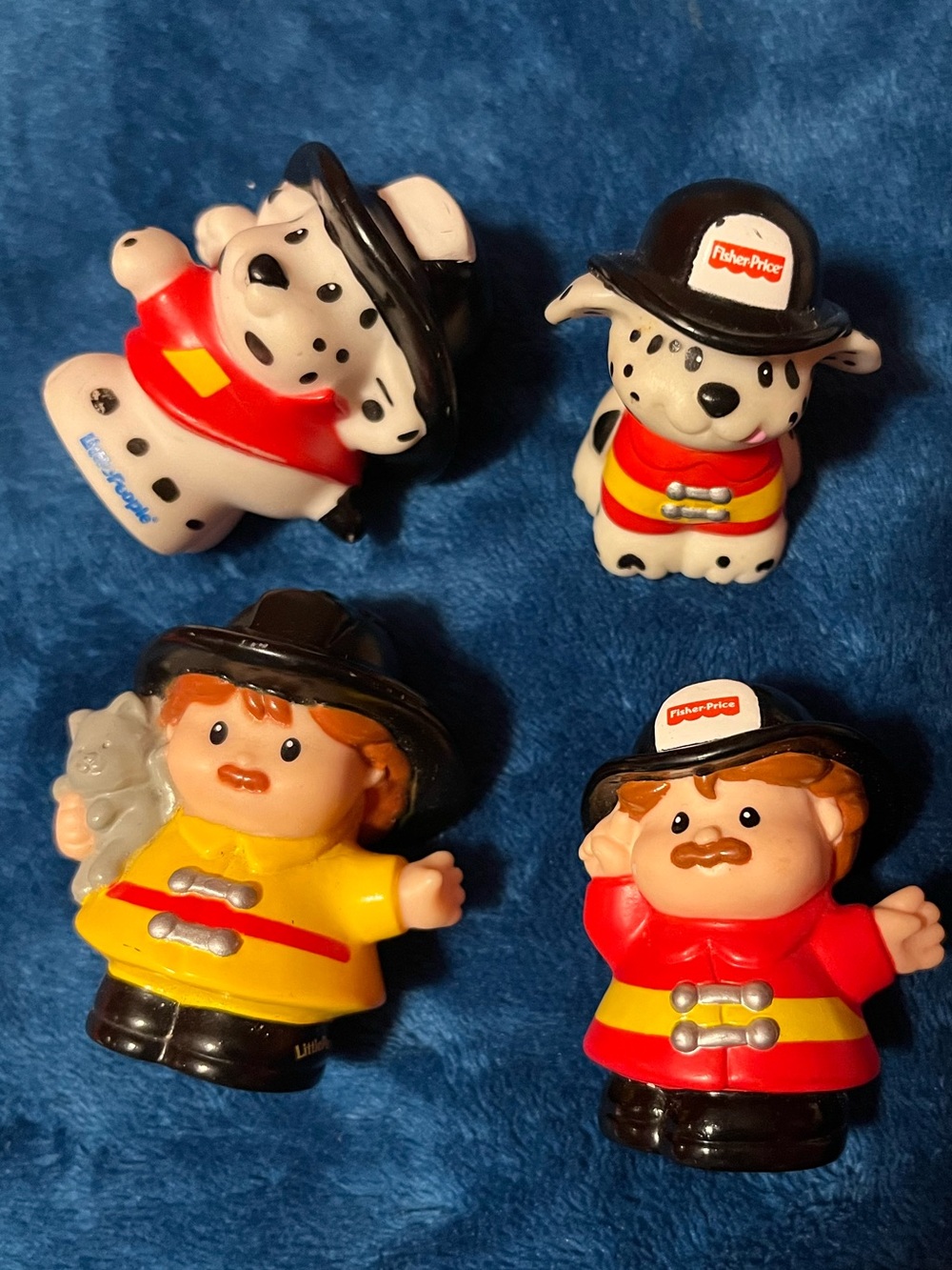 Fisher-Price Firefighter Toy Figures Set - Red, Yellow & Black